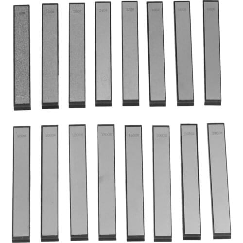 16Pcs Diamond Sharpener Household Kitchen Whetstone Sharpening System Diamond Whetstone Set Tool 80-3000