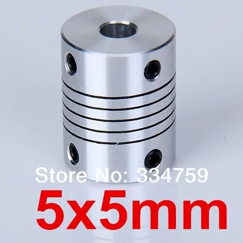 Free Shipping 30pcs/lot 5x5mm CNC Motor Jaw Shaft Coupler 5mm to 5mm Flexible Coupling OD 19x25mm (D19 L25)