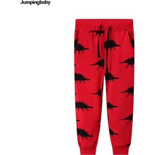 2021 Kids Pants Boys Pantalones Dinosaur Spodnie Roupa Infantil Menino Baju Anak Girls Pant Children Clothes Autumn Boy Trousers