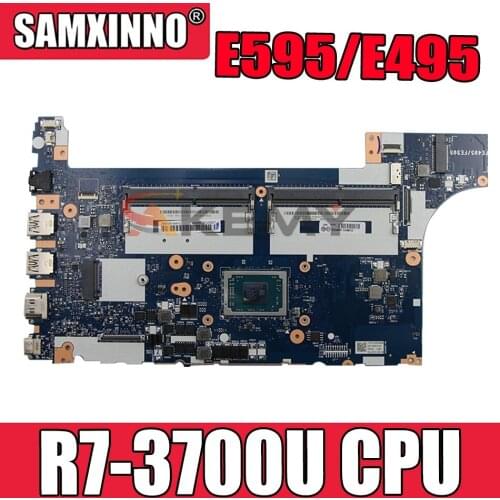 For Lenovo E595/E495 laptop motherboard NM-C061 W/ CPU R7 3700U motherboard DDR4, it has been 100% fully tested ok Mainboard