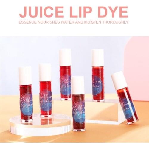 6 Colors Lip Glaze Matte Long Lasting Moisturizing Lip Gloss Glitter Dyed Liquid Lipstick Lip Oil red Lips Tint Care Makeup