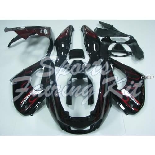 Fairings for Thunderace 1997 - 2007 Black Red Frame Body Kits YZF 1000R 04 05 Abs Fairing YZF 1000R 98 99
