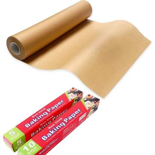 Parchment Paper Non-stick Baking Parchment Roll Unbleached Baking Pan Liner For Kitchen Air Fryer Steamer Cooking Bread