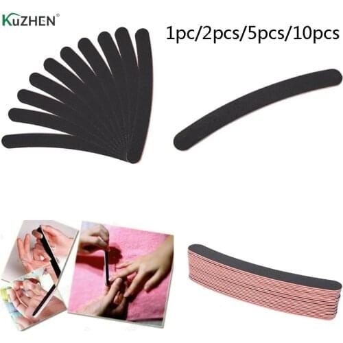 Sandpaper Nail File Lime 100/180 Double Side Sanding Buffer Block Set Nail Files For UV Gel Polish Manicure Tool