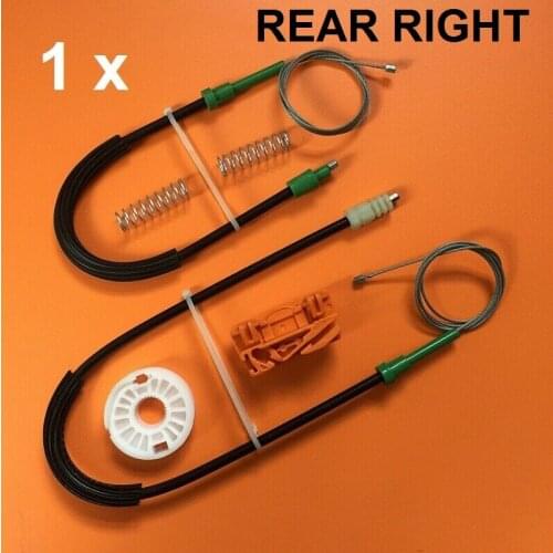 FOR PEUGEOT 607 ELECTRIC WINDOW REGULATOR REPAIR KIT REAR-RIGHT 1999-2010