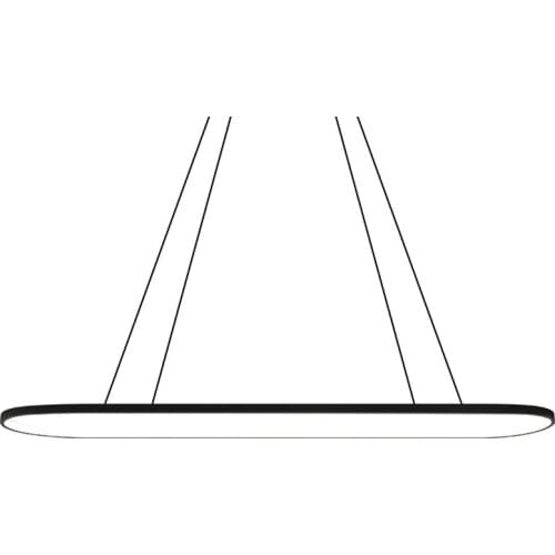 Modern personality Living room pendant light illumination light fixture LED pendant lamp black white Intelligent remote control