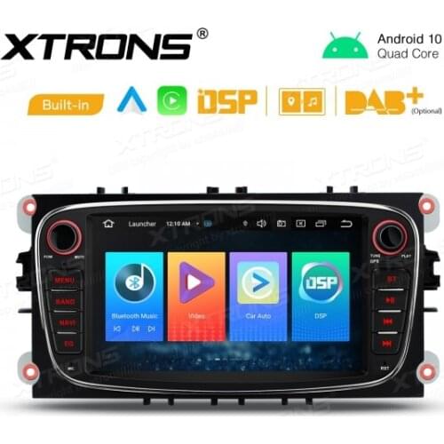 XTRONS 7 inch Touch Screen Android 10 Car DVD Player Radio For Ford Built-in DSP CarPlay and Split Screen