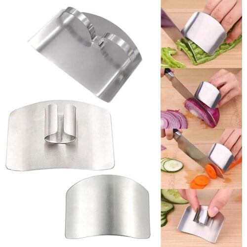Stainless Steel Fingers Guard Protect Hand Protector Vegetable Cutting Knife Cut Finger Protection Kitchen Gadgets accessories