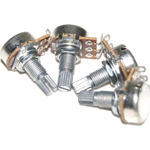 12Pcs A10K/20K/100K Ohms Audio Taper Potentiometer Logarithmic Pot Split Shaft