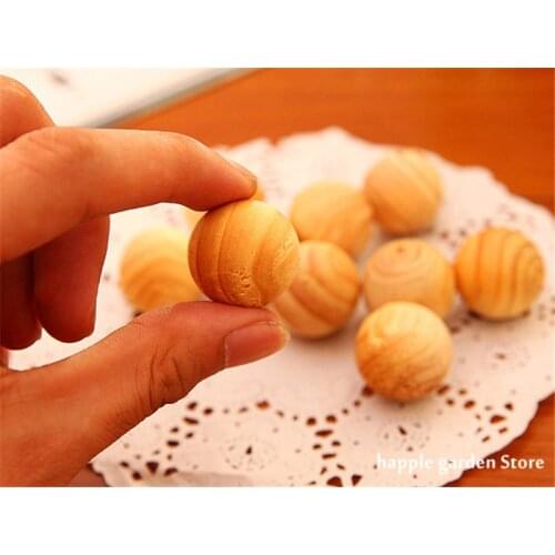 Wardrobe Clothes Drawer 2Pcs Mildew Pest Control Wood Ball Moth Insect Camphor Bug Repellent Natural Wood