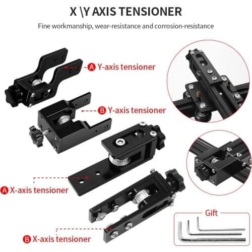 2020 X Axis V-Slot Profile 2040 Y Axis Synchronous Belt Stretch Straighten Tensioner For Ender 3 CR-10 DIY 3D Printer Parts