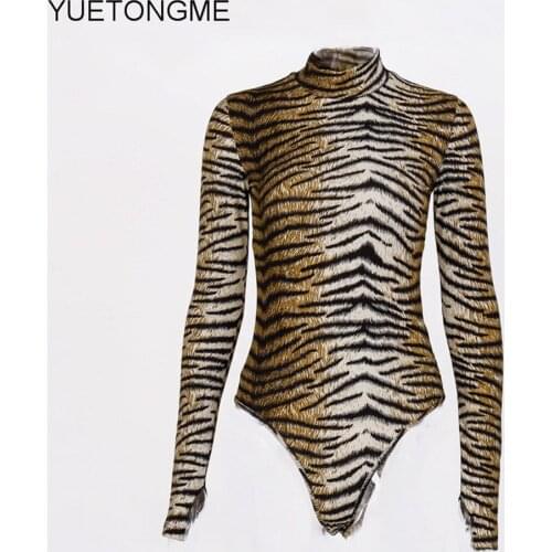 2021 leopard Casual Fitness Rompers Women Bodysuit Long Sleeve Regular Jumpsuit Women Fashion sexy Outfits Overalls TSP090