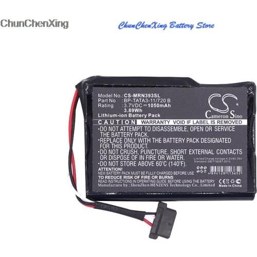 Cameron Sino 1050mAh Battery BP-TATA3-11/720 B for Magellan RoadMate N393M-4300, N393M-5000, For Mio Moov M410
