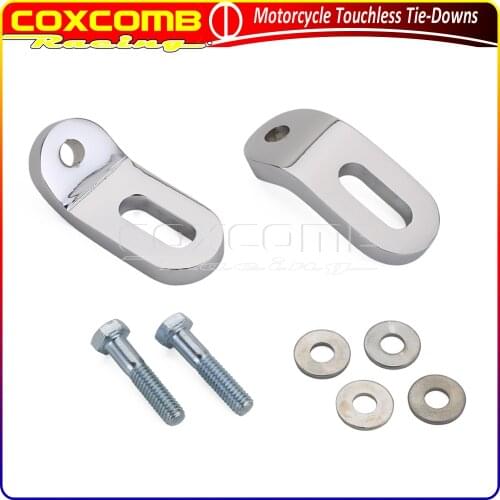 Motorcycle Touchless Tie-Downs Linkage Bracket Steel Tank Tab Linkage Mount For Harley Touring Road King Road Glide 1995-2017