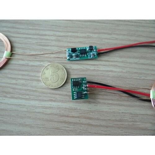 Wireless Charging Charger Transmitter + Receiver Coil Power Supply Module 5V 500mA F/ MP3 MP4 phone Charging