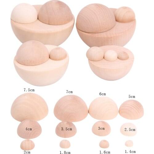 50pc Wood Semi Circle Decoracion De Fiestas Y Eventos Wooden Decoration Wood Beads Diy Wood Craft Wood