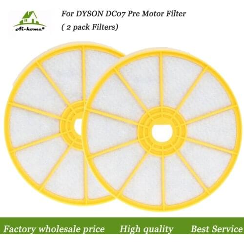 2 X Pre Motor Filter replacements for Dyson DC07 Pre-Motor Filter Part # 904979-02 hepa filter dust cleaning filter parts