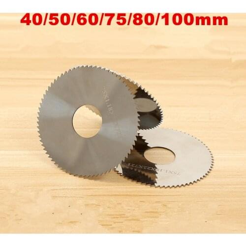 1PCS 40mm 50mm 60mm 75mm 80mm 100mm,carbide milling cutter,Slotting cutter,saw blade milling cutter,The lathe milling pin tool