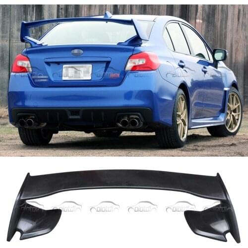 FRP / Real Carbon Fiber Rear Trunk GT Wing Spoiler Splitter For Subaru WRX 2011-2014