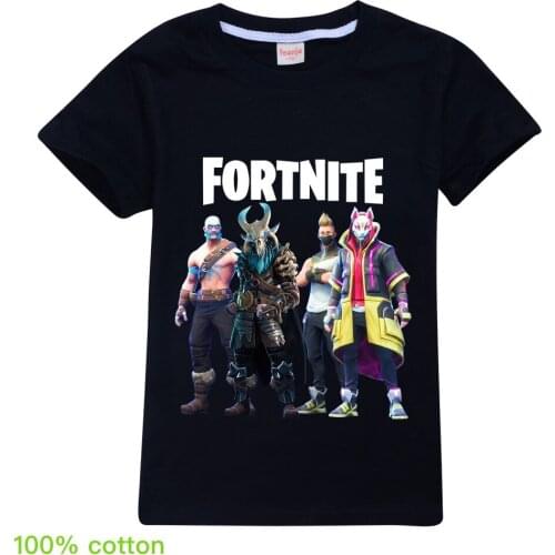 Hot Game FORTNITE T Shirt for Kids Boys Girls Summer Top Tees Boys Girls Funny Anime Tshirt Cute Children Clothing