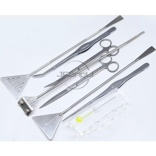 ADA quality AQUAPRO Plant Cleaning Tools Stainless Steel Scissor Tweezer Scoop Scraping algae knife Aquarium Water Fish tank