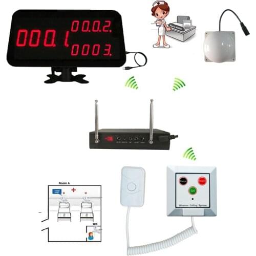 Emergency Call Button Nurse Call Buzzer Hospital Wireless Nurse Call System Patient Call Transmitter Lengthened Cable