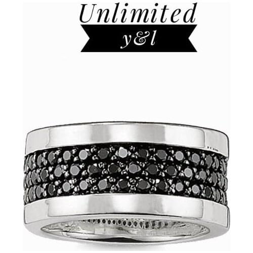 White Black Cubic Zirconia Rings Fashion Jewelry Accessories for Women and Men Eternity Love Gifts