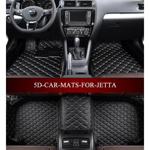 Leather Car floor mat carpet rug for volkswagen Phaeton Teramont custom fit all weather carpet floor foot mats