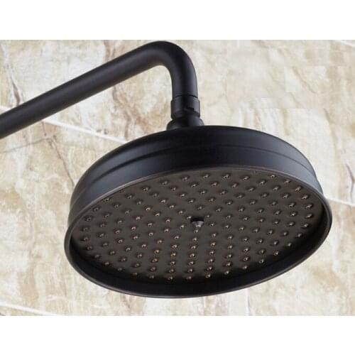 Oil Rubbed Brass Rainfall Bathroom Top Spray Rain Shower Head Accessories (Standard G1/2".)dsh003