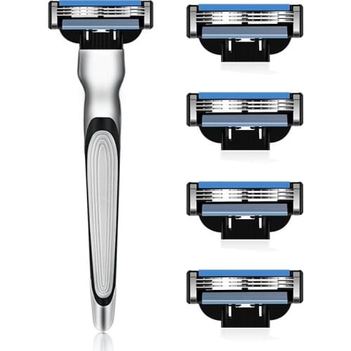 Man Manual Great Shaving Razor Shaver 3-Layer Blades Manual Beard Shaver