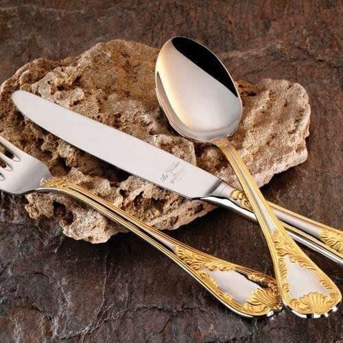 Aryıldız Cutlery Set 89 Pieces Prestige Pera Shiny Gold