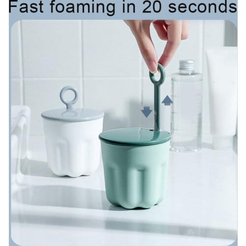 Portable Jelly-Shaped Foamer Bubble Cup Used for Facial Cleanser Face Cream Travel Household JS22