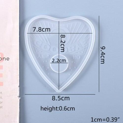 Crystal Epoxy Resin Mold Divination Tray Psychic Board Casting Silicone Mould DIY Crafts Making Tools