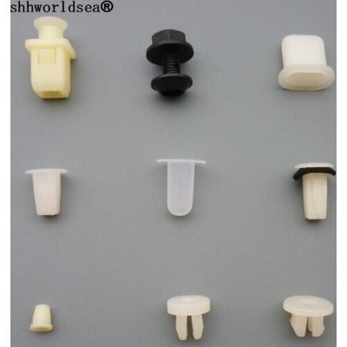 Shhworldsea Fixed Plastic Fastener Clip Nut Plug Wire Fast Car Headlights Taillights Card Buckle Tapping Screw Base Card Buckle