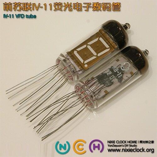 The Former Soviet Union IV-11 Fluorescent Tube VFD Digital Tube Surpasses YS18-3.YS13-3.YS9.YS22