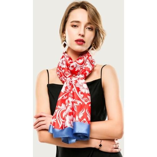 Vintage Pattern Silk Scarf Stylish Large Soft Wram Shawl Wrap Street Fashion Blanket Neck Scarf [5006]