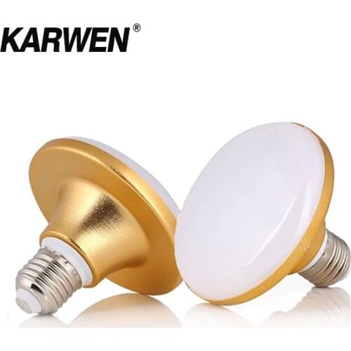 KARWEN LED Lamp E27 12W 18W 24W 36W 5730SMD Power Bright UFO Lampada Led Bulb AC 220V 230V 240V Cool White Bombillas Globe Light