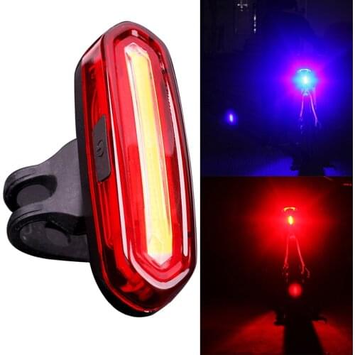 120Lumens USB Rechargeable Bicycle Rear Light Cycling LED Taillight Waterproof MTB Road Bike Tail Light Back Lamp for Bicycle
