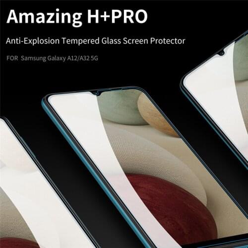 For Samsung Galaxy A32 A12 Tempered Glass NILLKIN Amazing H+Pro Resistant 2.5D Tempered Glass Screen Protector
