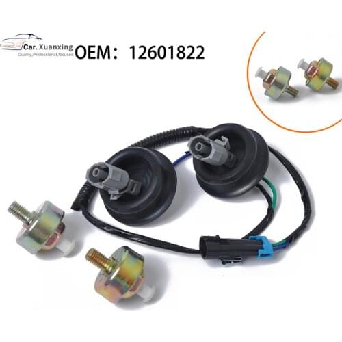 12601822 Knock Sensor Harness for Chevy GMC Silverado Sierra Cadillac Grade 10456603 12575869 12589867 12597415