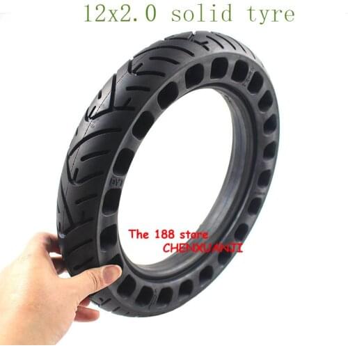 12x2.0 solid tyre 12x2.125 bike folding electric scooter wheel tire 12 inch Non-inflatable tyre fits Many gas scooter E-bike