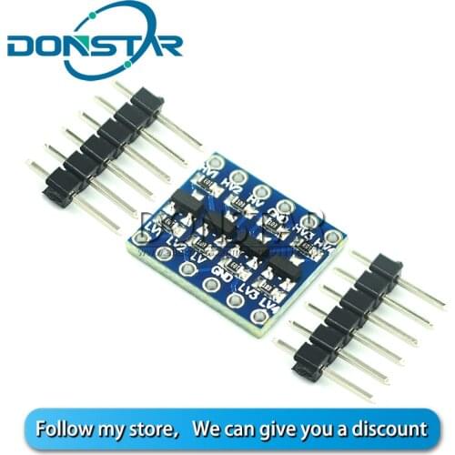 5PCS 4 Channel IIC I2C Logic Level Converter Bi-Directional Module 5V to 3.3V For Arduino