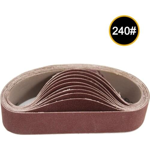 10pcs 30x330mm Abrasive Sanding Belts for Sander Power Rotary Tools 800 Grit Sanding Grinding Polishing Tools