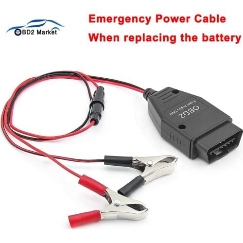 OBD2 Connector Adapter Tools for Car OBD 2 Extension Cable For replace battery to protect dashboard/ABS/digital clock/acoustics