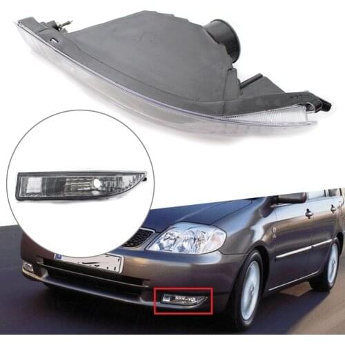 Auto Left Front Bumper Fog Light Daytime Running Lights For 2001 2002 2003 2004 Toyota Corolla Kombi E12 Limo 8122112160 LHD