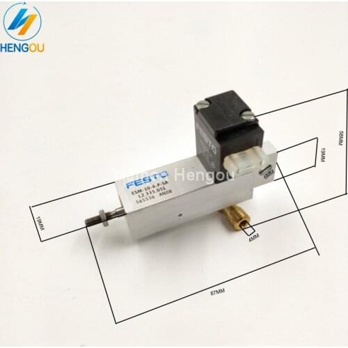 Free Shipping High Quality Heidelberg SM52 PM52 SM74 PM74 Printing Machine Solenoid Valve L2.335.051