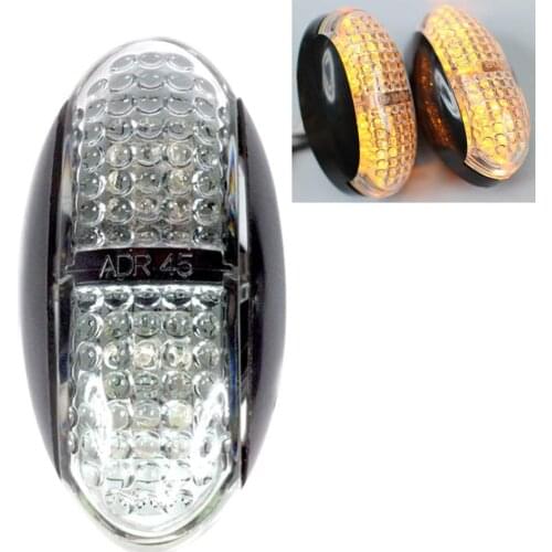 10pcs Side Marker Indicators Light Lamp Rear 4Led Car Truck Lorry Clearance Trailer Lamp Camper Amber/Red /Red And Amber /White