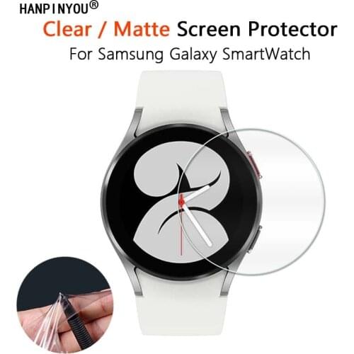 For Samsung Galaxy Watch 4 3 Watch3 Watch4 Classic 42mm 46mm 40mm 44mm Ultra Clear / Matte Screen Protector Soft Film -Not Glass