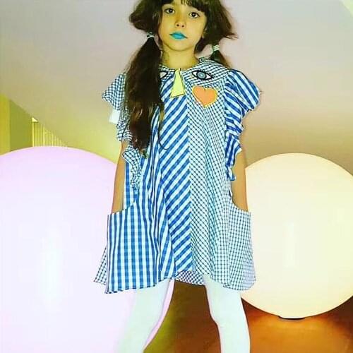 Summer dresses Clothing for girls summer light dresses 2021 Kids' dresses baby girl clothes Party dresses Cotton splicing skirt