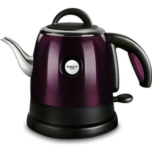 Mini Electric Water Kettle Long Neck Stainless Steel Samovar Electric Kettle Underpan Heating Bouilloire Eco Friendly EH50EK